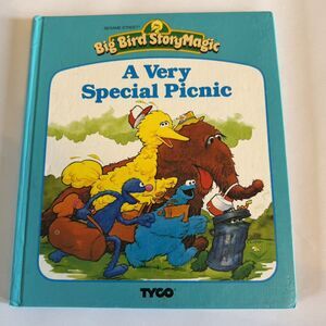 Big Bird Story Magic "A Very Special Picnic" Sesame St Book Only